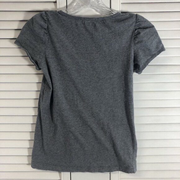 Crazy 8 Size 10-12 Grey Heather Fox Tee - Picture 5 of 6